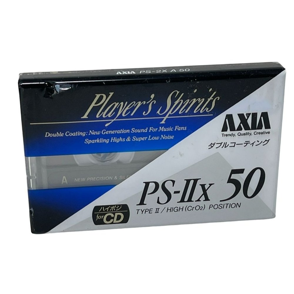 Retro‎ Japanese Blank Audio Cassette Tape Axia Player Spirits PS-IIx 50